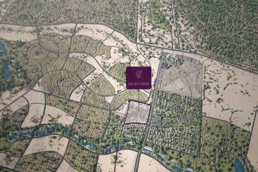 كمبوند ذا بترفلاي المستقبل سيتي مدينة مصر The Butterfly موقع كمبوند ذا بترفلاي المستقبل سيتي علي الخريطة