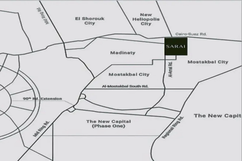 اين يقع كمبوند سراي