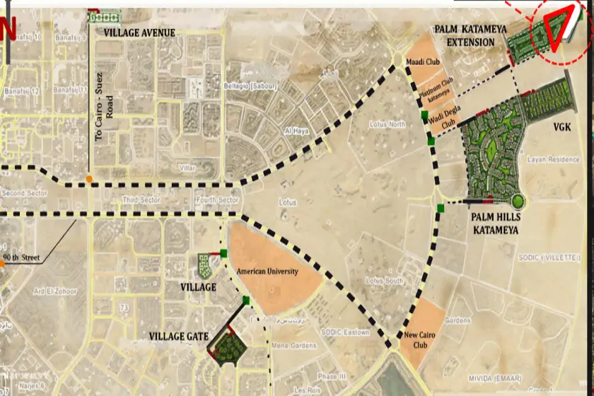بالم هيلز قطامية 2 Palm Hills Katameya تفاصيل و اسعار Palm Hills Katameya 2